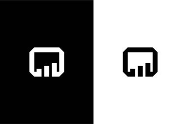 Grafik grafikli O harfi ya da finans ya da muhasebe şirketi için 0 grafikli logo kavramı