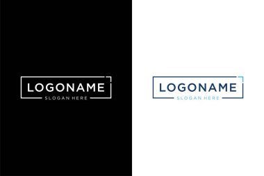 Muhasebe veya finans logo konsept vektörü simgesi için minimalist logo şablonu