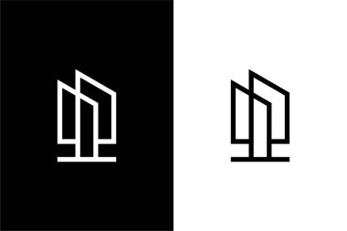 Harf PP ve logo konsept vektör simgesi oluşturma