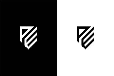 Beden Eğitimi ve Kalkan logo kombinasyon vektörü simgesi