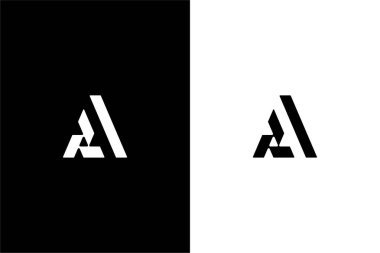 Modern harf AA logo konsept vektör simgesi