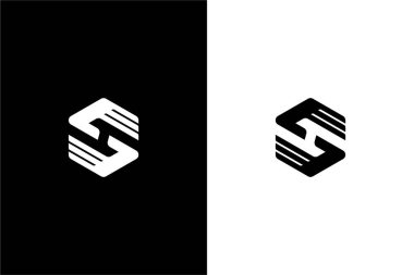 H harfi ve el sıkışması logo konsept vektör simgesi