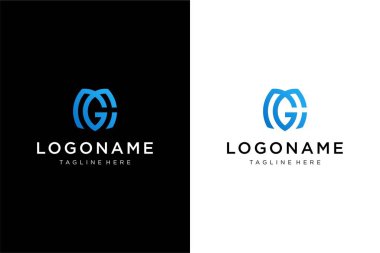 harf MGC veya MCG logo konsept vektör simgesi