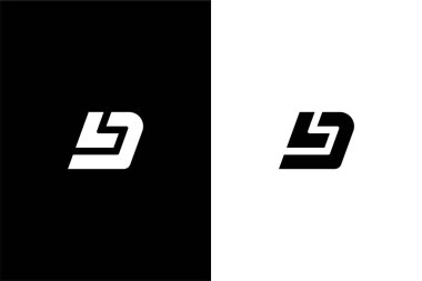 modern DS logo konsept vektör simgesi