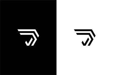 D harfi ve kontrol listesi logo konsept vektörü simgesi