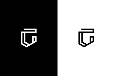 Kalkan logo konsept vektör ikonlu G harfi