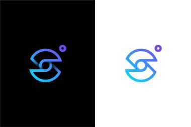 kamera ve 360 logo konsept vektör simgesi