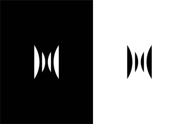 soyut harf H ve parlak logo konsept vektör simgesi