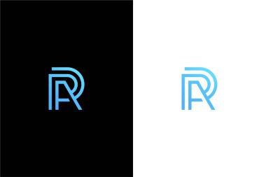 Basit PRA veya RPA logosu Simge Kavram Vektörü tasarımı