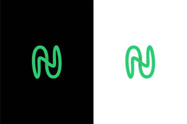 Basit satır konsepti vektörü olan N harfi parafı