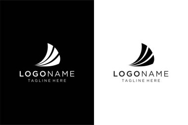 yelkenli ve A harfi birleşik vektörü