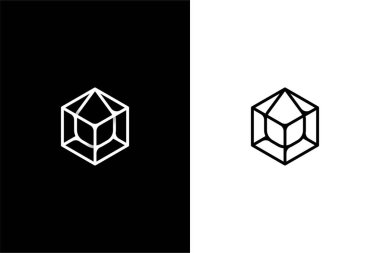 Altıgen ve su damlası konsepti vektörü