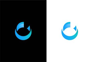 Benzersiz gaz silindirleri logo konsept vektör simgesi