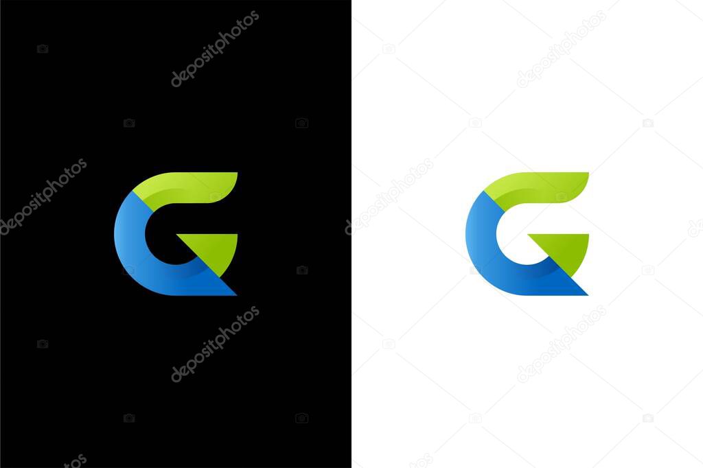 Letter QG or GQ logo concept vector