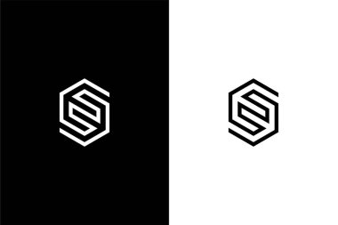 Teknoloji şirketi için SE harfi veya ES logosu kavramı