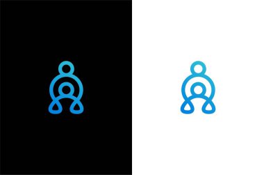 Halkın Logosunu Bağla Simge Vektör Tasarımı