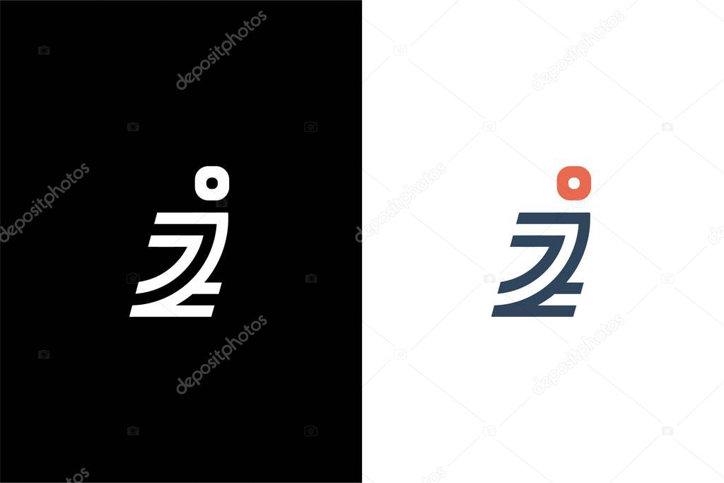 Letter Z Monogram logo concept. Luxury, simple and minimalist logo design. Vector illustration template