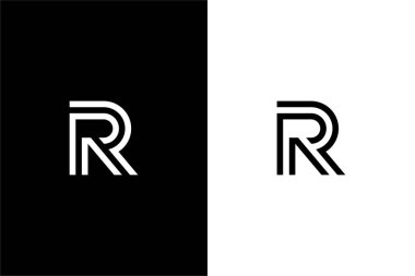 harf PRA veya RPA veya APR logo konsept vektör simgesi