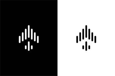 minimalist jet veya roket logo konsept vektör simgesi