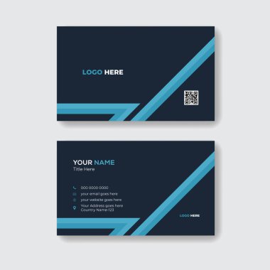 En Küçük Düzenlenebilir Vektör İş Kartı Şablonu Tasarımı