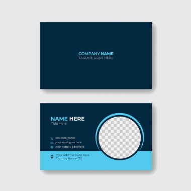 En Küçük Düzenlenebilir Vektör İş Kartı Şablonu Tasarımı