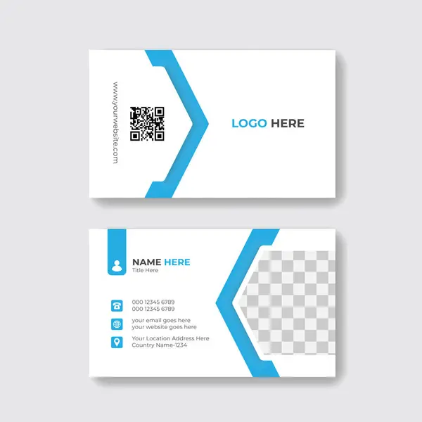 En Küçük Düzenlenebilir Vektör İş Kartı Şablonu Tasarımı