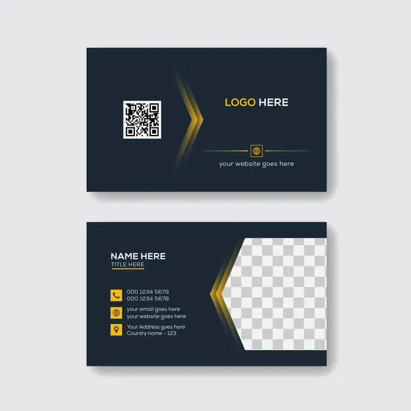 En Küçük Düzenlenebilir Vektör İş Kartı Şablonu Tasarımı