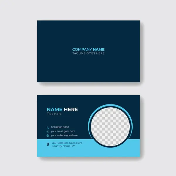 En Küçük Düzenlenebilir Vektör İş Kartı Şablonu Tasarımı