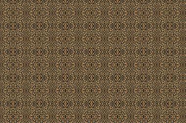 Kusursuz Soyut Dalga Çizgisi Deseni. Kahverengi ve Siyah Geometrik Süsleme Arkaplanı