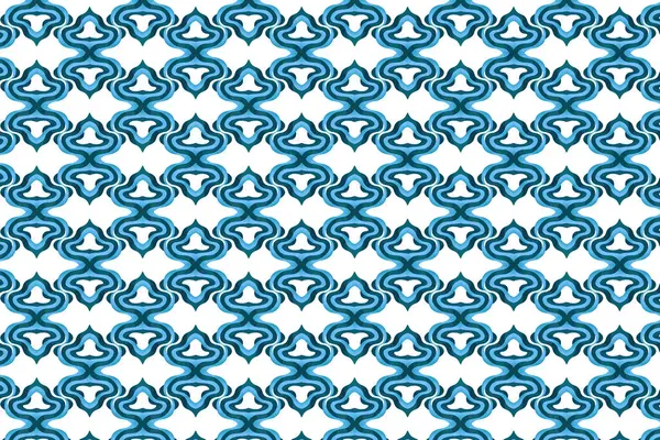 Kusursuz Soyut Mavi Geometrik Desen Arkaplanı