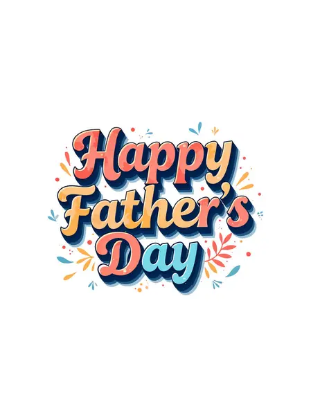 Babalar Günü Typography T-Shirt Tasarım İllüstrasyonu. Babaya Kalın Kalın Kalın Mektup Kutlama Hediyesi