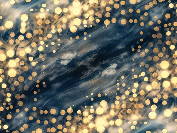 Lüks Altın Bokeh Işıkları Zarif Tasarım İçin Soyut Arkaplan