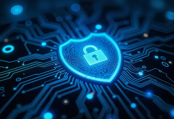 Sayısal Kilit ve Fütürist Devre Teknolojisi ile Siber Güvenlik Konsepti