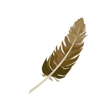 Tüy. Düz biçimli Vektör Grafikleri