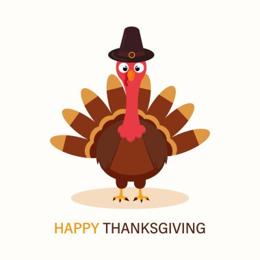 Beyaz arka planda hindi. Çizgi film tarzında vektör grafikleri