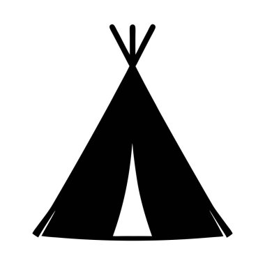 Siyah beyaz bir Amerikan yerlisinin şekillendirilmiş görüntüsü.