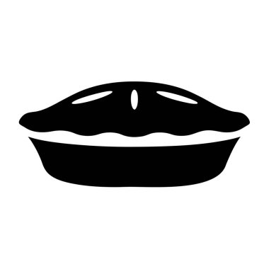 Ev yapımı lezzetli bir turtanın silueti servis edilmeye hazır, tatlı için mükemmel.