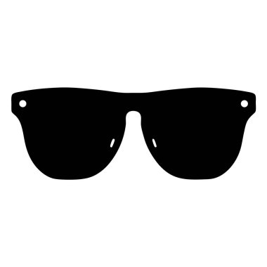 Klasik Wayfarer Tarzı ve Kalın Tasarımlı Katı Siyah Güneş Gözlüğü Silüeti