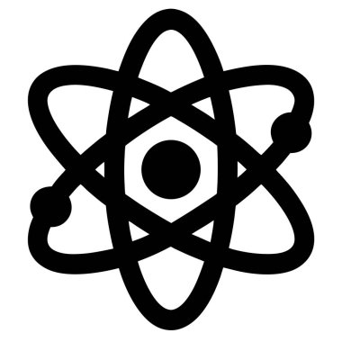Modern atom sembolü küresel keşif kavramları için bilim ve teknolojiyi temsil etmektedir.