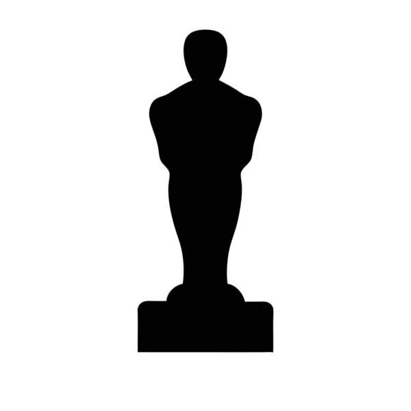 Силуэт премии "Золотая статуя" за символические достижения в искусстве