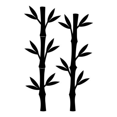 Yapraklı İki Siluetli Bambu Sapığı, Basit ve Zarif Tarz