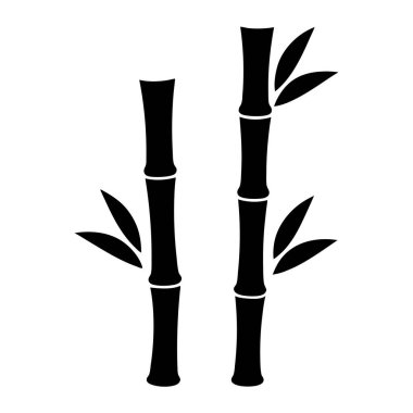 Asya Sanatında Dayanıklılık ve Huzuru Sembolize eden Yapraklı Minimalist Bambu Sapıkları