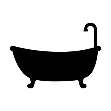 Minimalist Tasarım İçin Musluk ile Küvetin Klasik Silueti