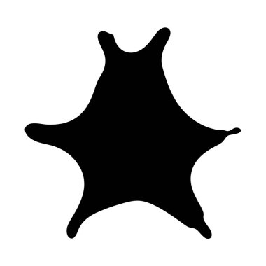 Bir cildi andıran soyut siluet veya çeşitli çıkıntılı kenarlarla gizle