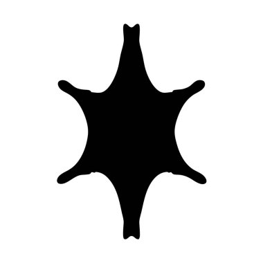 Hayvan Sığınağı Silueti Ham Doğal Kaynağı ya da Çukuru Saklıyor