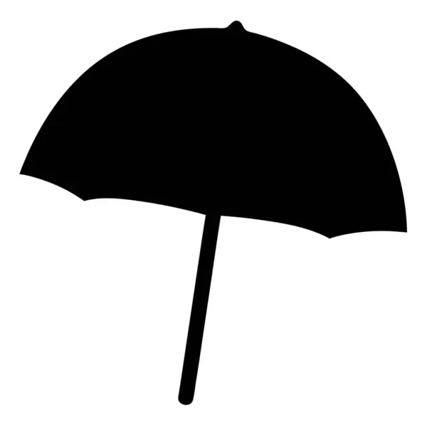 Yağmurlu Günleri Koruma ve Minimalist Tasarım İçin Tek Renkli Şemsiye Silüeti