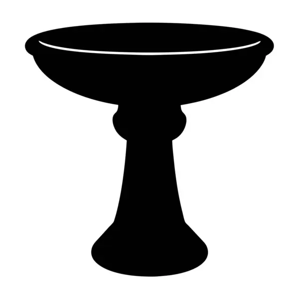 Bahçe, ev dekorasyonu ve çeşme amaçları için zarif bir kupa silueti.