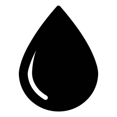 Simge basit bir şekilde sıvı veya madde damlacığını betimliyor