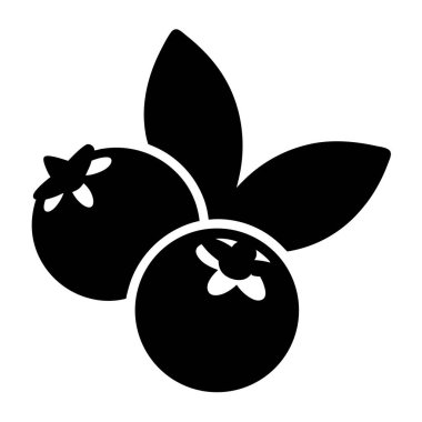 Yapraklı iki yabanmersininin minimalist siyah beyaz görüntüsü