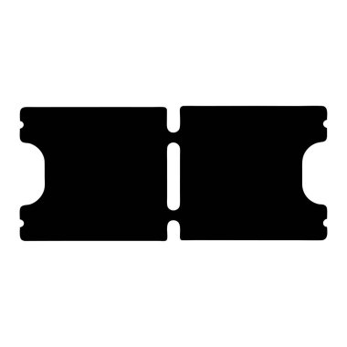 Biletlerin Siyah ve Beyaz Grafiği İki Kişi Olmaya Hazır